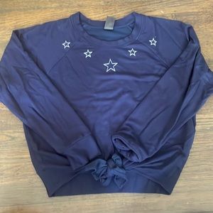 Barry's Bootcamp Strut This X Navy Sweater - S